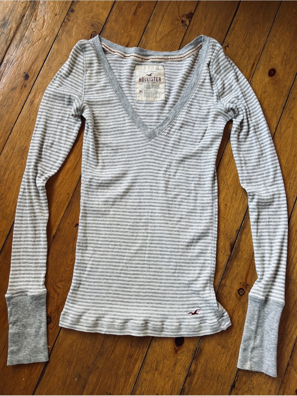 Hollister Stripped Henley